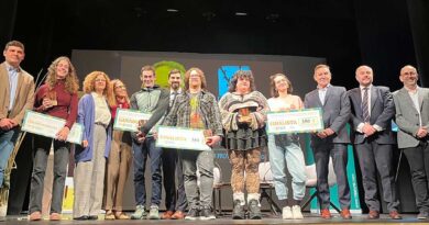 Foto Grupal X Edición Concurso Antonio Diestre CPIFP Bajo Aragón. Ganadores y Finalistas.